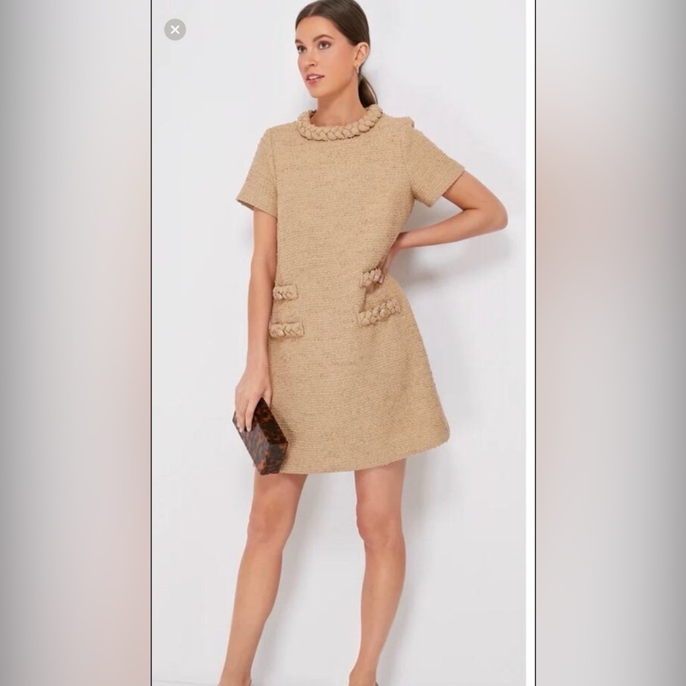 Tuckernuck Tan Textured Mini Dress
